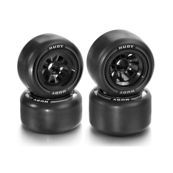 FORMULA HUDY TIRE 1/10 - FRONT & REAR (2+2)