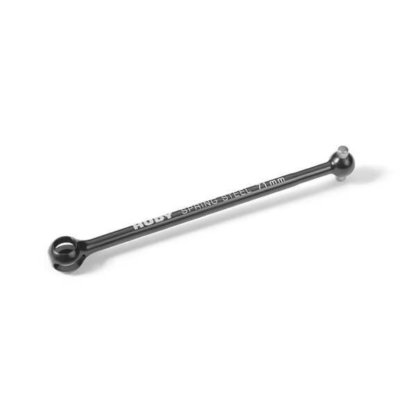 REAR DRIVE SHAFT 71MM WITH 2.5MM PIN - HUDY SPRING STEEL™