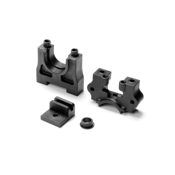 CENTER DIFF MOUNTING PLATE SET - HIGHER - GRAPHITE