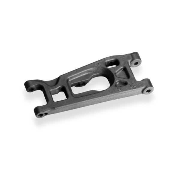SUSP. ARM FRONT - LOW SHOCK MOUNTING - LOWER RIGHT - GRAPHITE
