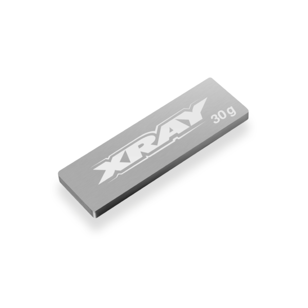 XRAY CHASSIS WEIGHT 30G (44x15x2mm)