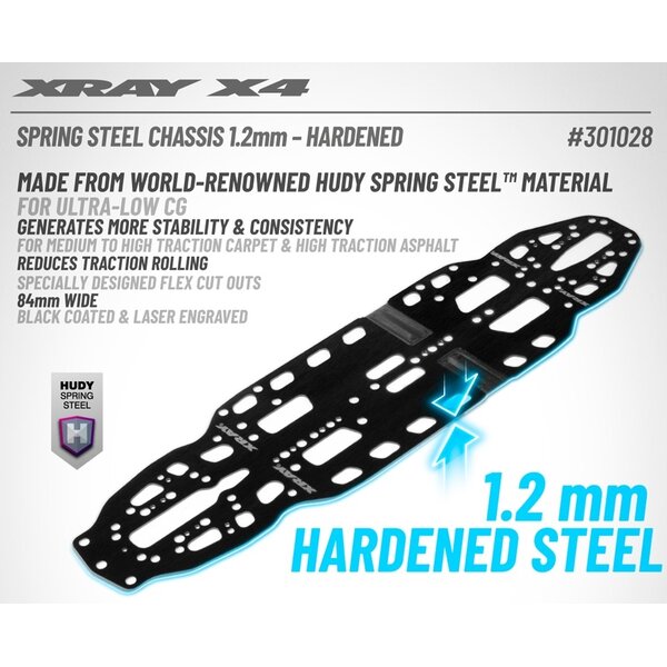 X4'26 SPRING STEEL CHASSIS 1.2mm