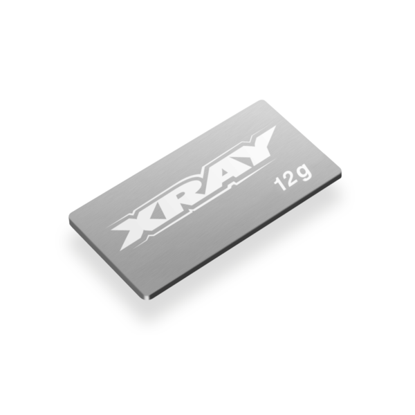 XRAY PURE TUNGSTEN CHASSIS WEIGHT 12g