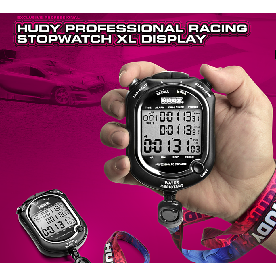 HUDY PROFFESIONAL RACING STOPWATCH XL DISPLAY RCXauta.cz