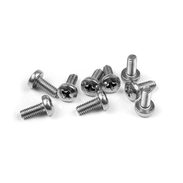 SCREW PHILLIPS M2.5x6 - STAINLESS (10)