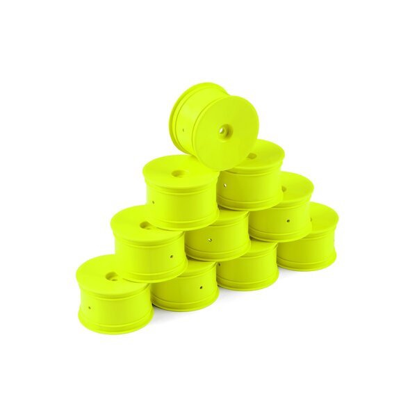 HUDY 1/10 OFF-ROAD WHEEL - 2WD/4WD – REAR – YELLOW (10)