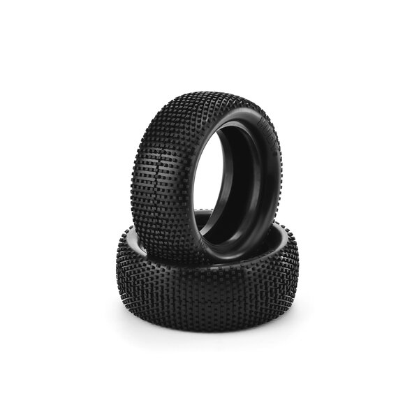 HUDY 1/10 OFF-ROAD PRE-GLUED TIRE 4WD FRONT DIRT - 301 (2)