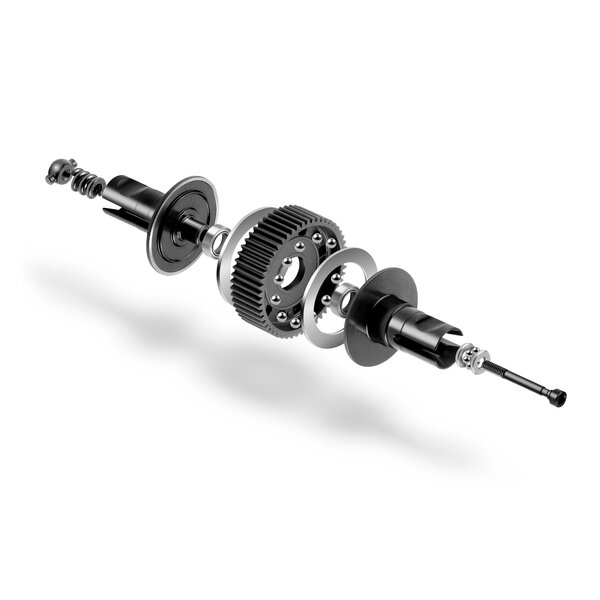 BALL ADJUSTABLE DIFFERENTIAL - LCG - SET - HUDY SPRING STEEL™
