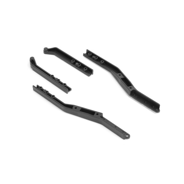 SCX COMPOSITE CHASSIS SIDE GUARDS FOR BENT SIDES CHASSIS L+R