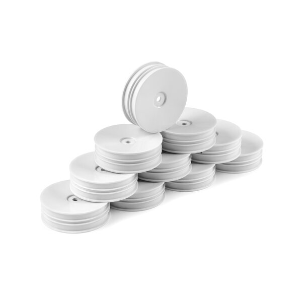 HUDY 1/10 OFF-ROAD WHEEL - 2WD – FRONT – NARROW – WHITE (10)