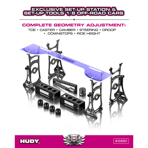 HUDY SET-UP TOOLSET 1/8 OFF-ROAD CARS