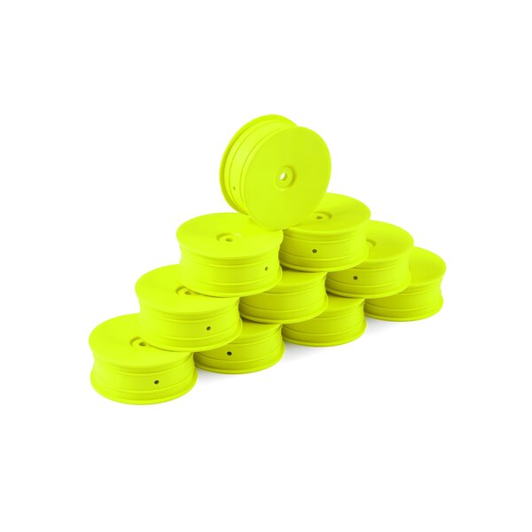 HUDY 1/10 OFF-ROAD WHEEL - 2WD – FRONT – YELLOW (10)