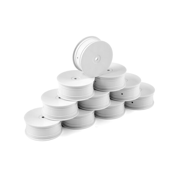 HUDY 1/10 OFF-ROAD WHEEL - 4WD – FRONT – WHITE (10)