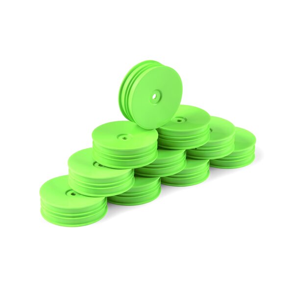 HUDY 1/10 OFF-ROAD WHEEL - 2WD – FRONT – NARROW – GREEN (10)