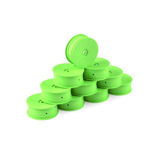 HUDY 1/10 OFF-ROAD WHEEL - 2WD – FRONT – GREEN (10)