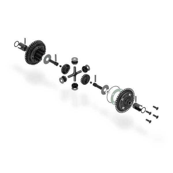 X4´26 BB GEAR DIFFERENTIAL FOR UNI BULKHEADS - SET