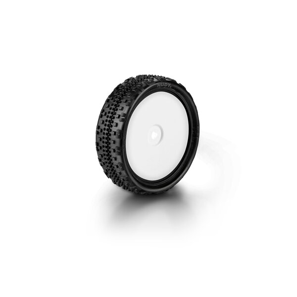 HUDY PREGLUED TIRE 2WD FRONT CARPET (2)