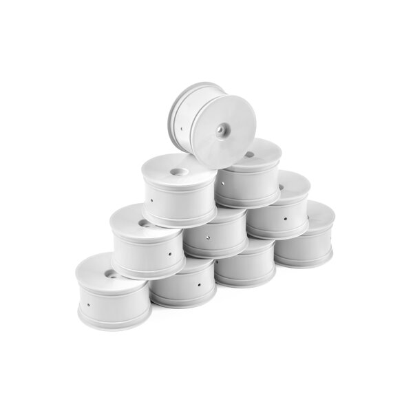HUDY 1/10 OFF-ROAD WHEEL - 2WD/4WD – REAR – WHITE (10)